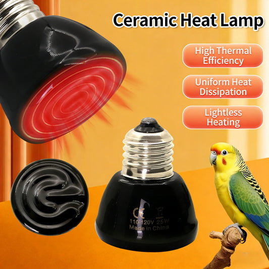 220V Ceramic Heated Incubation Lamp, - ProPawPet.com