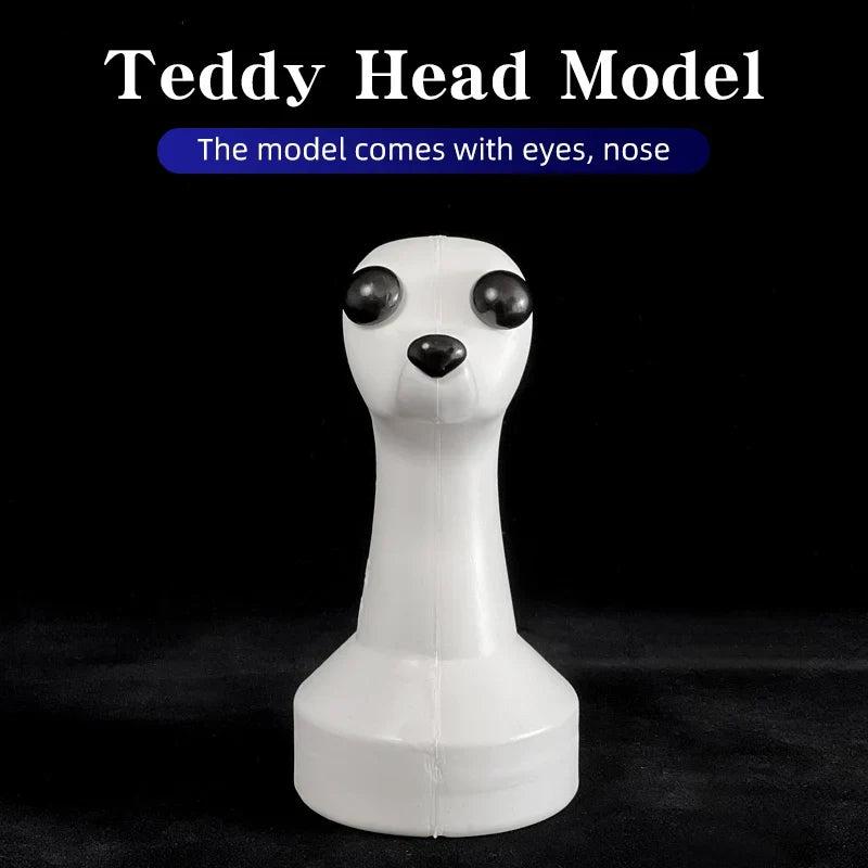 Teddy Pet Simulated Head Hair Fake Dog Head - ProPawPet.com
