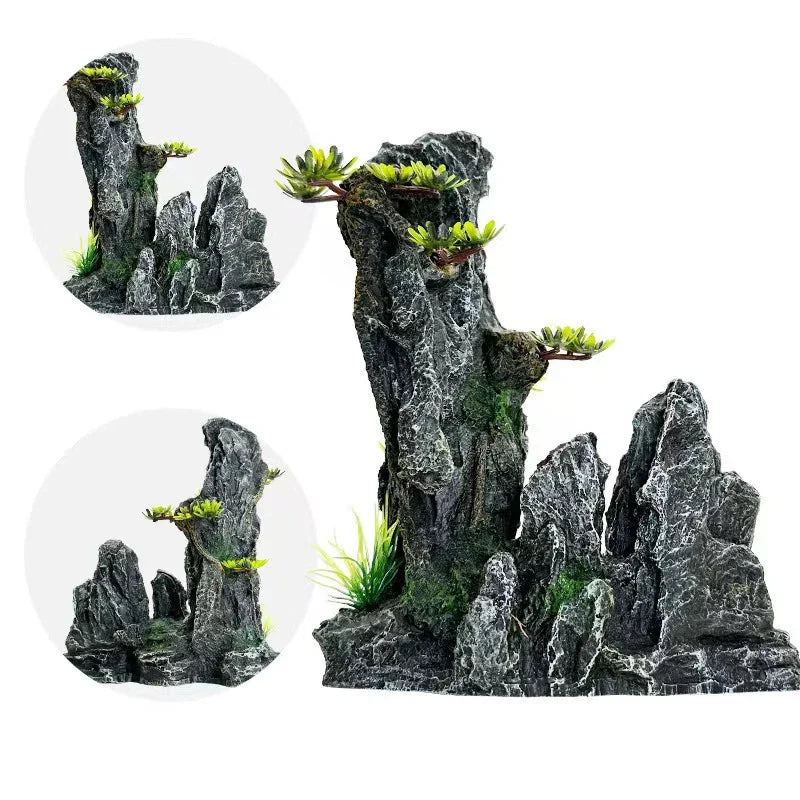 Resin Aquarium Rockery Mountain Decoration - ProPawPet.com