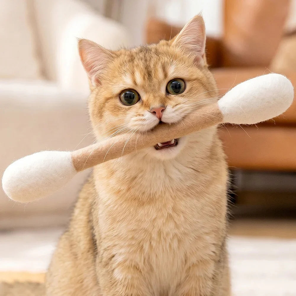 Creative Large Catnip Cotton Swab Rope Toys - ProPawPet.com