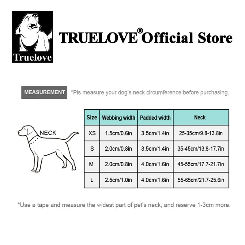 Truelove Pet Collar Reflective - ProPawPet.com