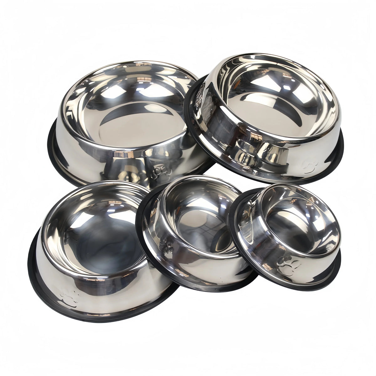 Pet Dog Cat Stainless Steel Bowl Pet Feeding - ProPawPet.com