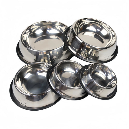 Pet Dog Cat Stainless Steel Bowl Pet Feeding - ProPawPet.com