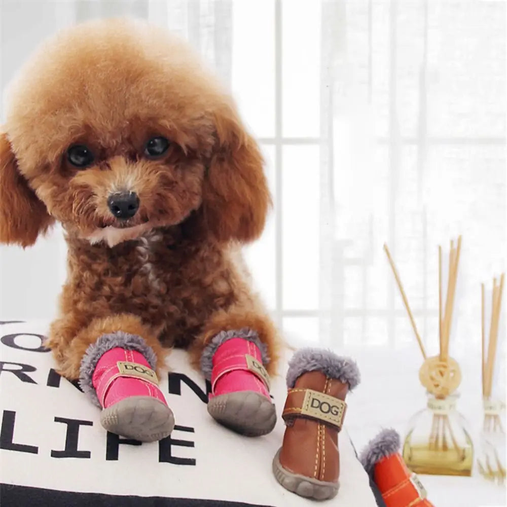 Soft Pet Snow Boots Fashion Waterproof Non - ProPawPet.com