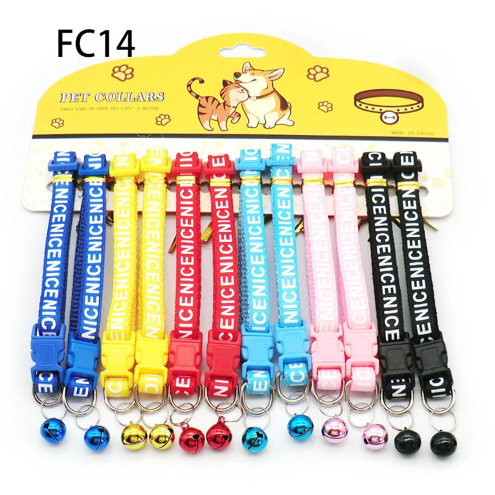 12PCS Cat & Dog Fashion Outdoor Collar with - ProPawPet.com