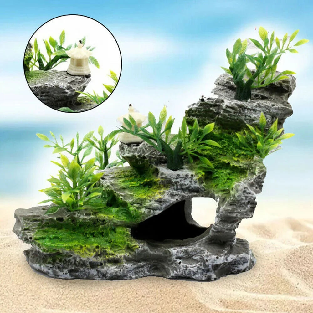 Aquarium Fish Tank Decor Rockery Mountain - ProPawPet.com
