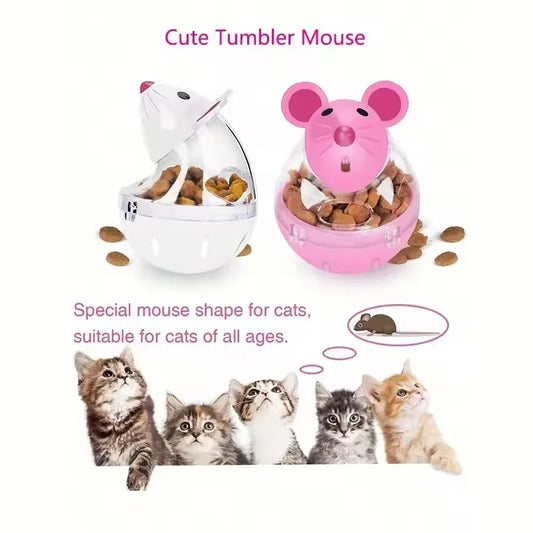 Interactive Cartoon Cat Toy Mouse Tumbler - ProPawPet.com