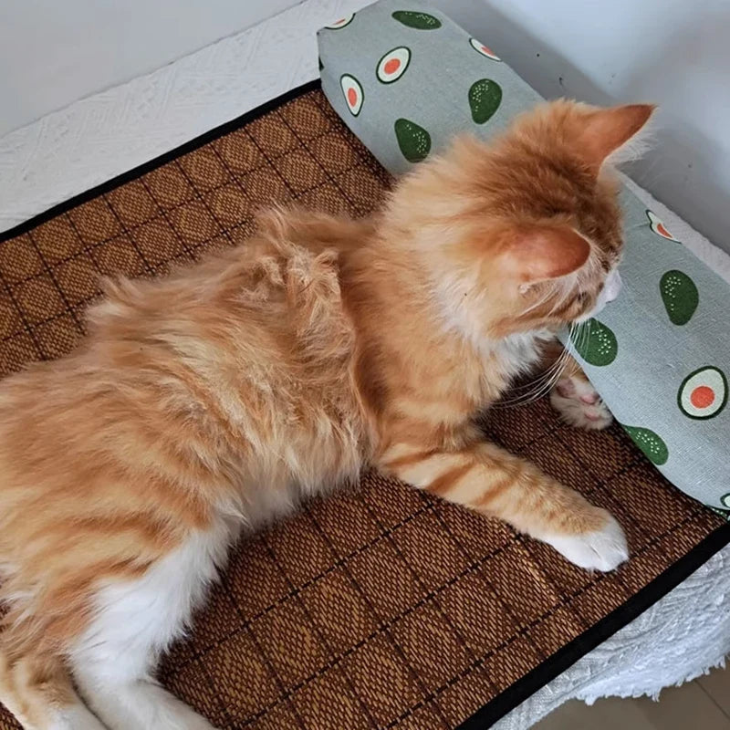 Cat Natural Cooling Mat Summer Pet Self - ProPawPet.com