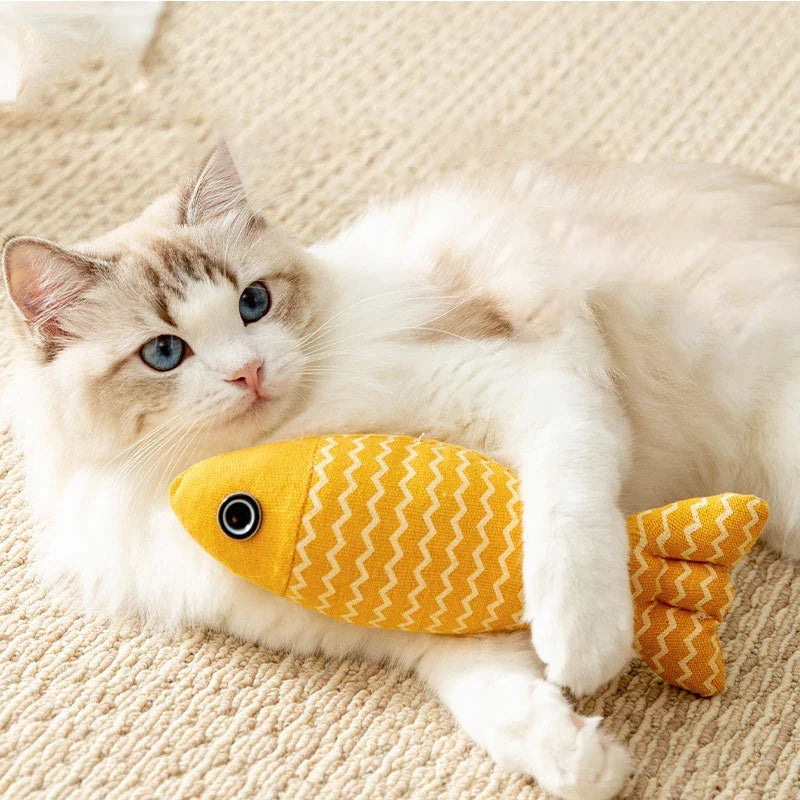 Cat Toys Fish Interactive Cat Toy Cat Chew - ProPawPet.com