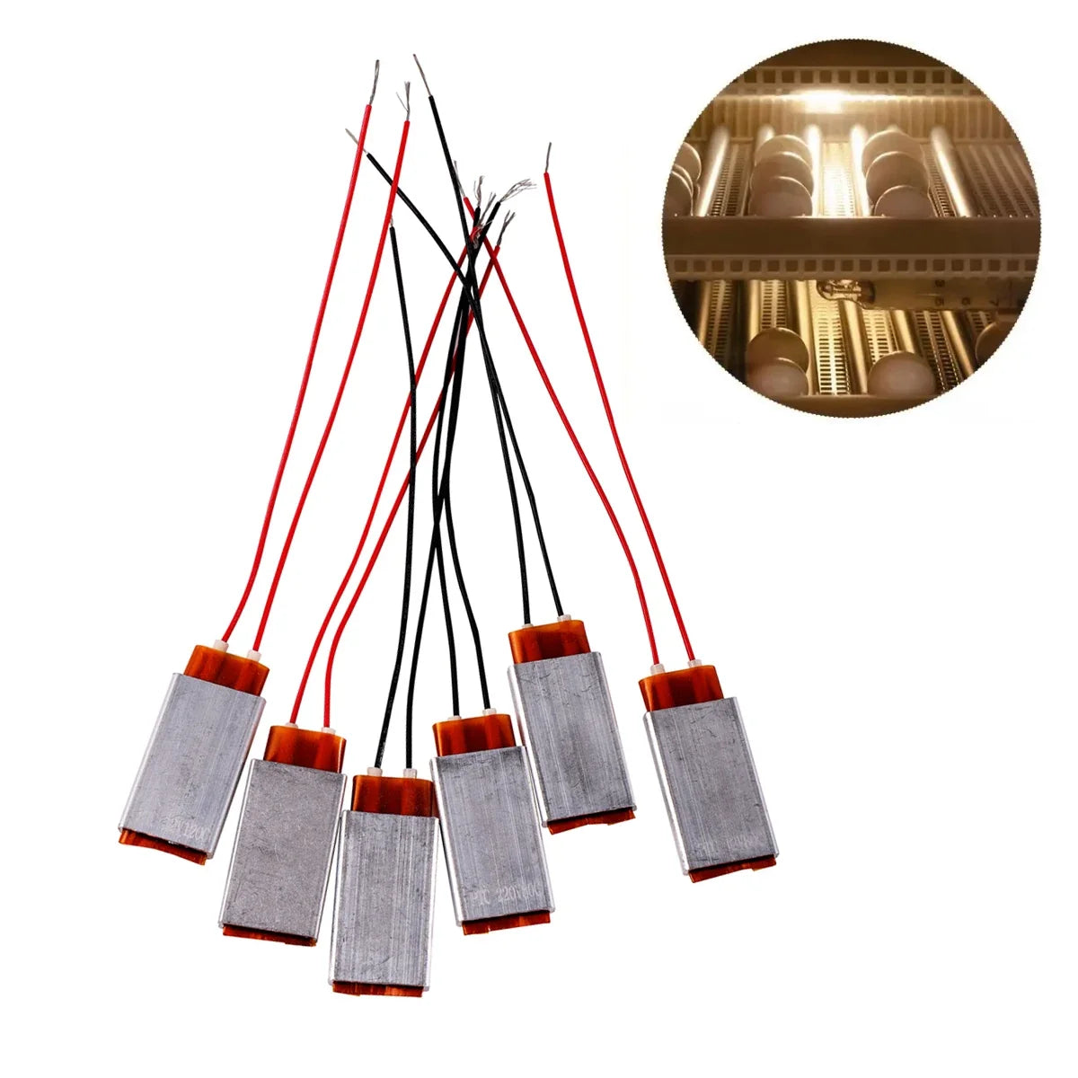 2Pcs PTC Heating Element 220V/12V 0-220 - ProPawPet.com