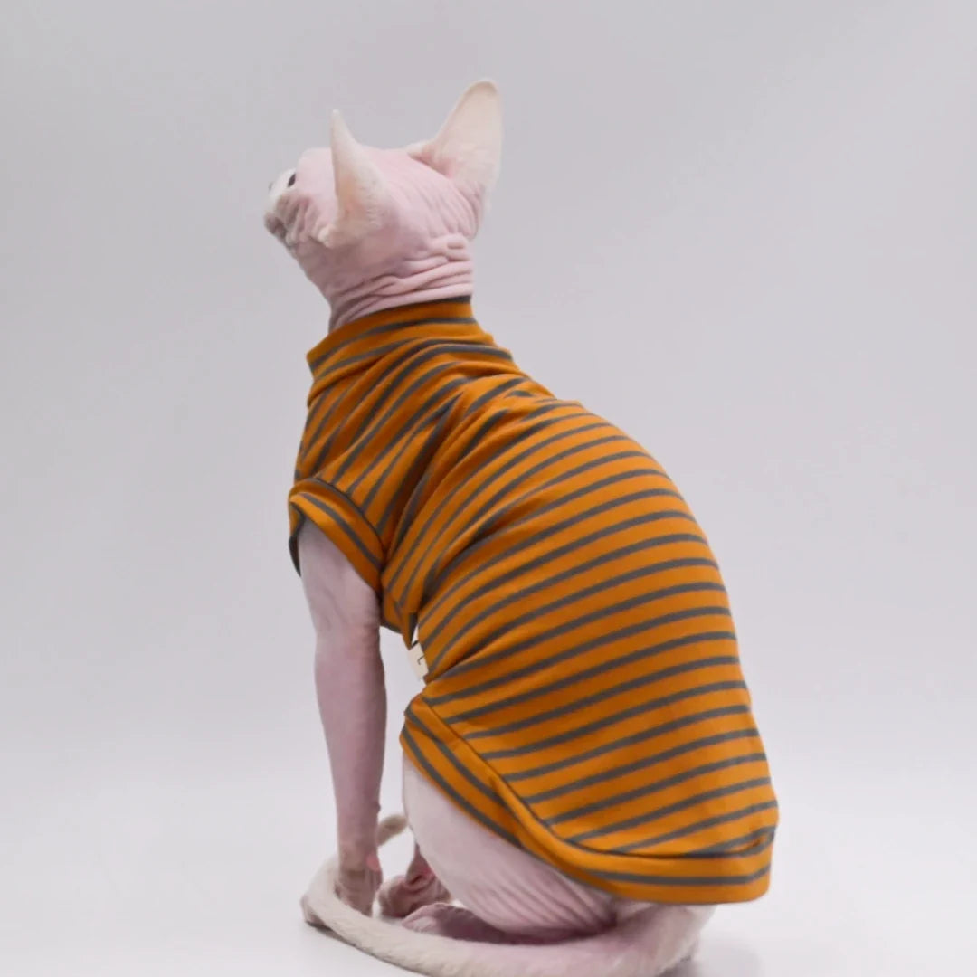 Cooling Duomasumi Summer Cat Vest for Hairless Breeds Stretch Cotton – photo 7