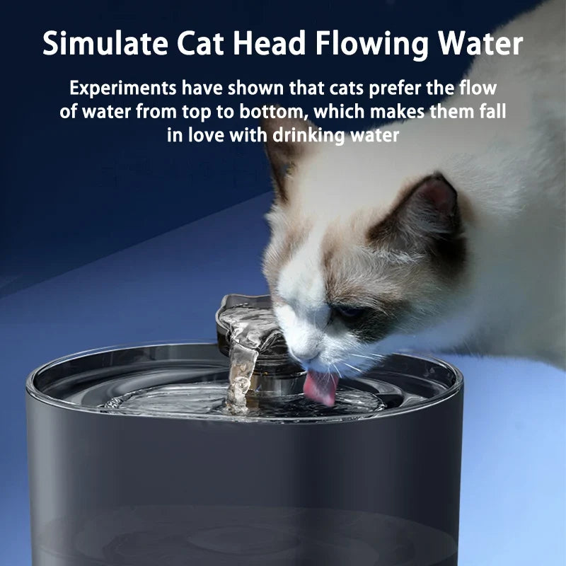 Cat Water Fountain Auto Recirculate Filtring - ProPawPet.com