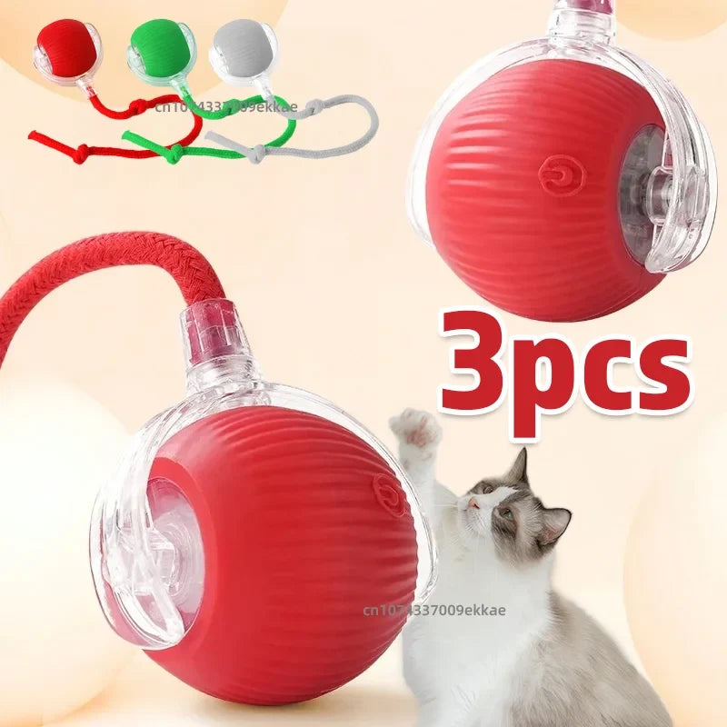 1~3pcs Cat Interactive Ball Toy Automatic - ProPawPet.com