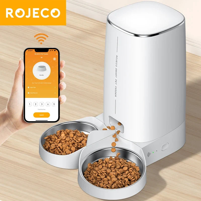 ROJECO Automatic Cat Feeder Pet Smart Cat - ProPawPet.com