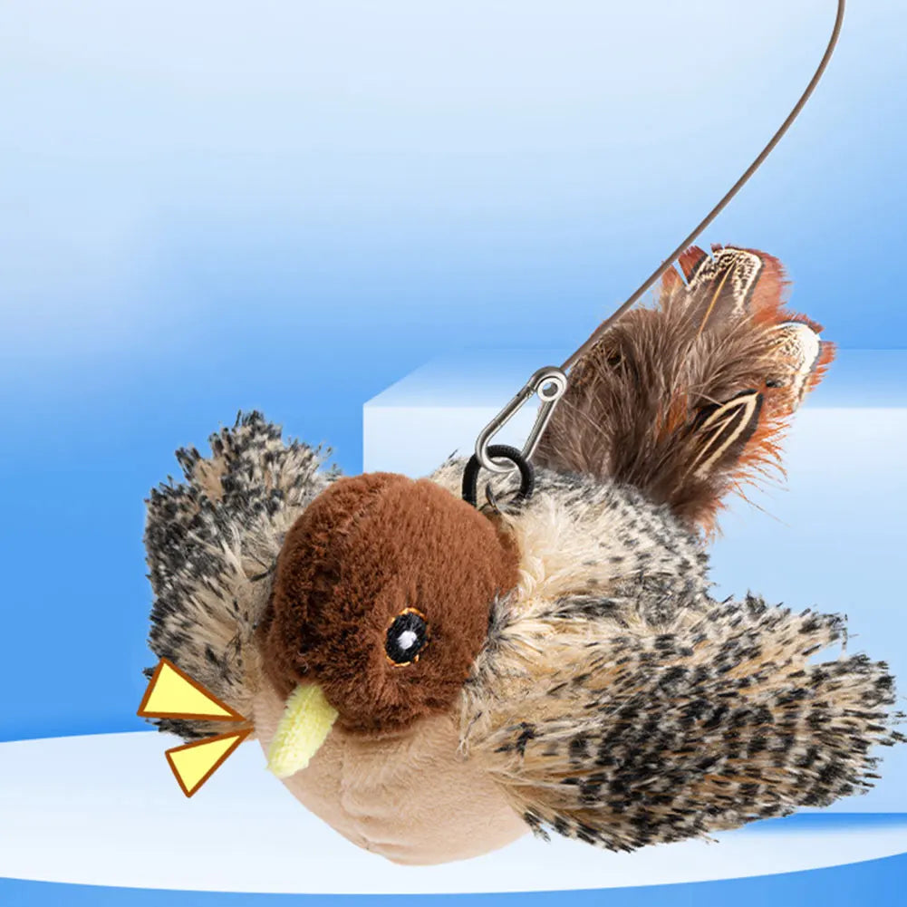 Plush Cats Pets Teasing Toys Kitten Chirping - ProPawPet.com