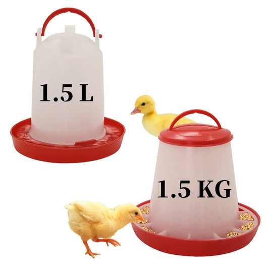 Chicken Poultry Feeder And Waterer Water - ProPawPet.com