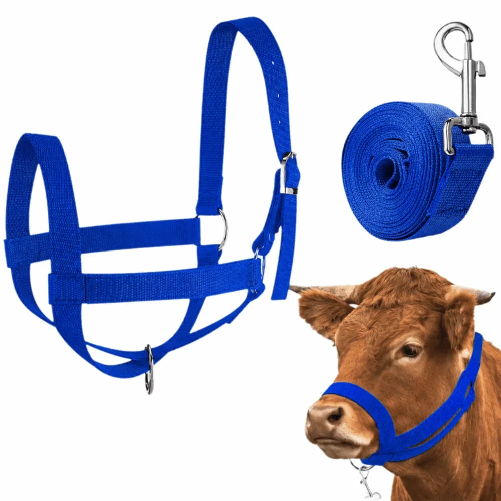 Cattle Head Collar Adjustable Cow Halter – Horse Supplies