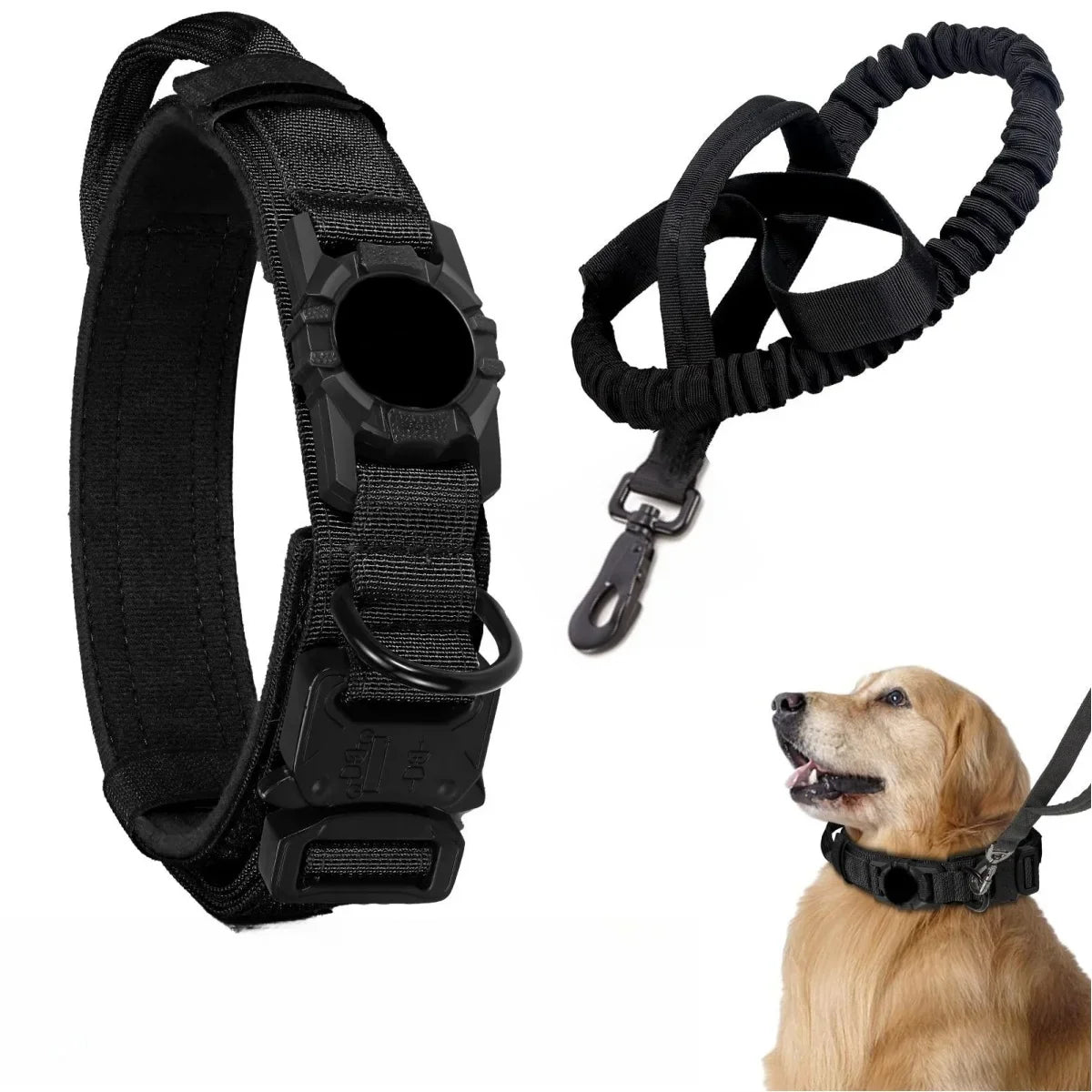 Tactical AirTag Dog Collar, with AirTag - ProPawPet.com