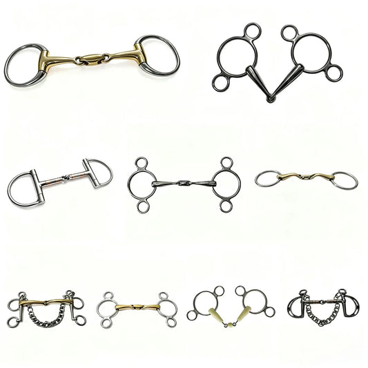 Multi Size Double Jointed Horse Snaffle Bit - ProPawPet.com