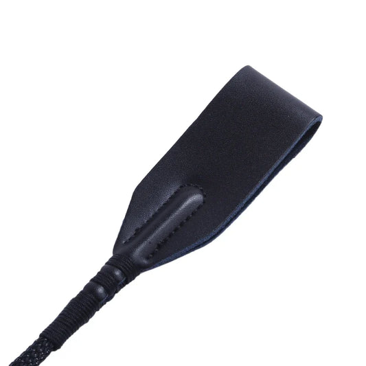 High‑Quality Black Faux‑Leather Horse Whip - ProPawPet.com