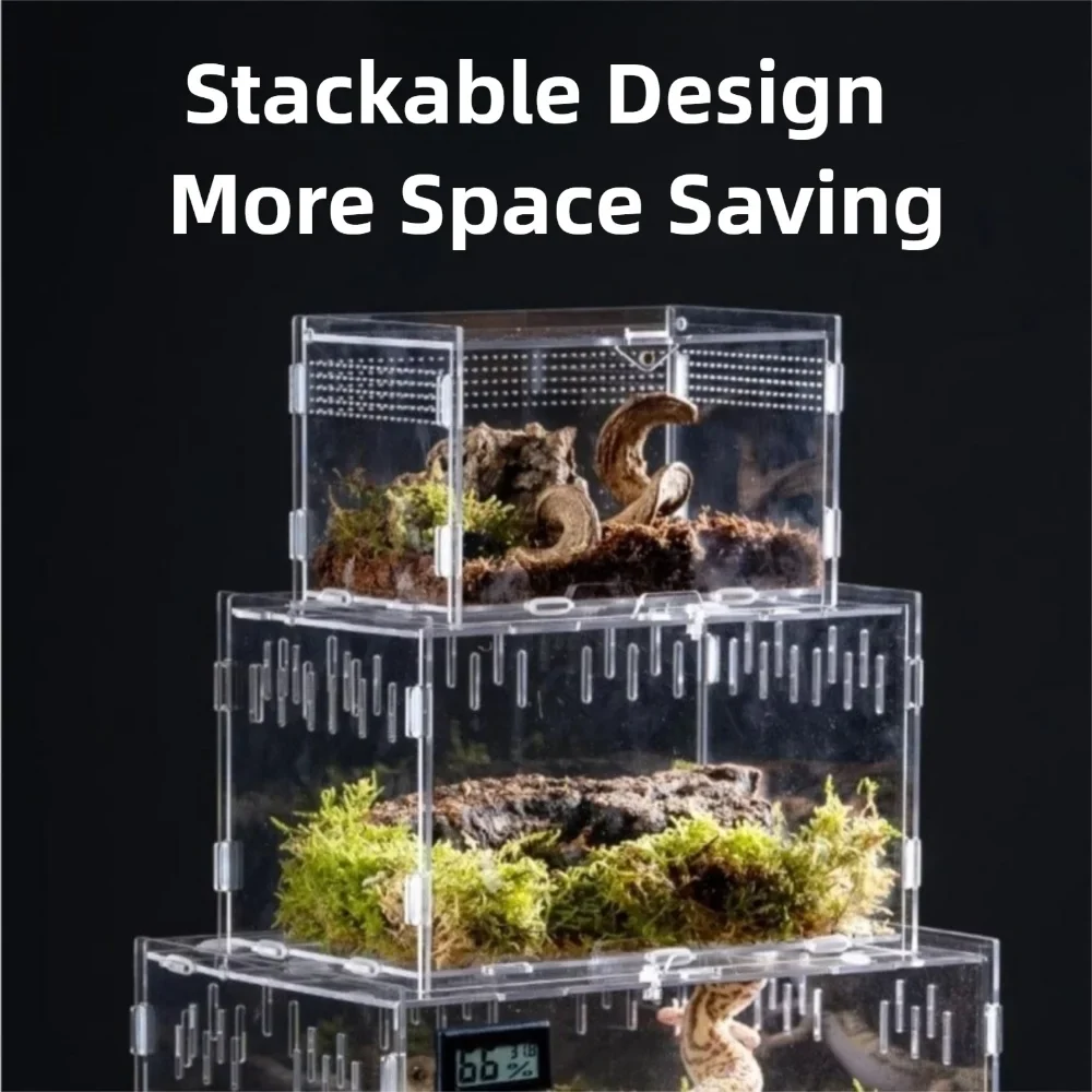New Acrylic Reptile Habitat Anti-Escape - ProPawPet.com