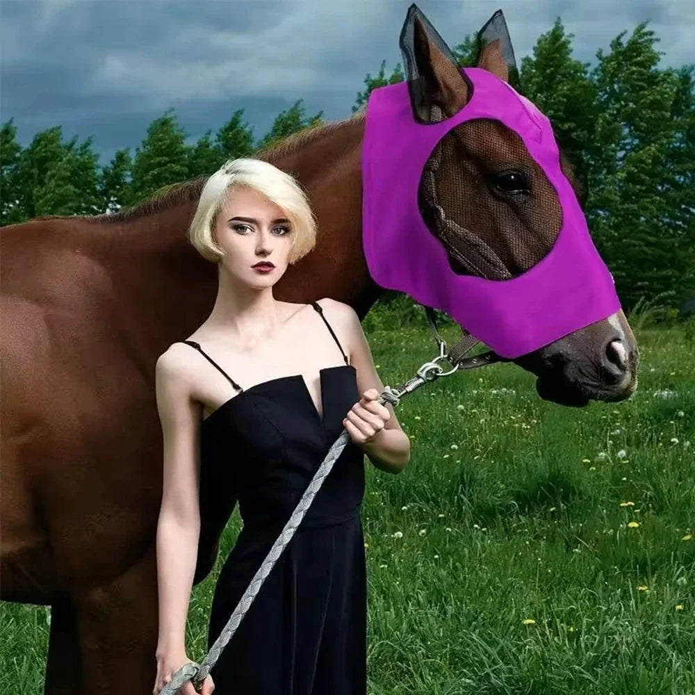 New Breathable Horse Fly Mask Anti Mosquito - ProPawPet.com