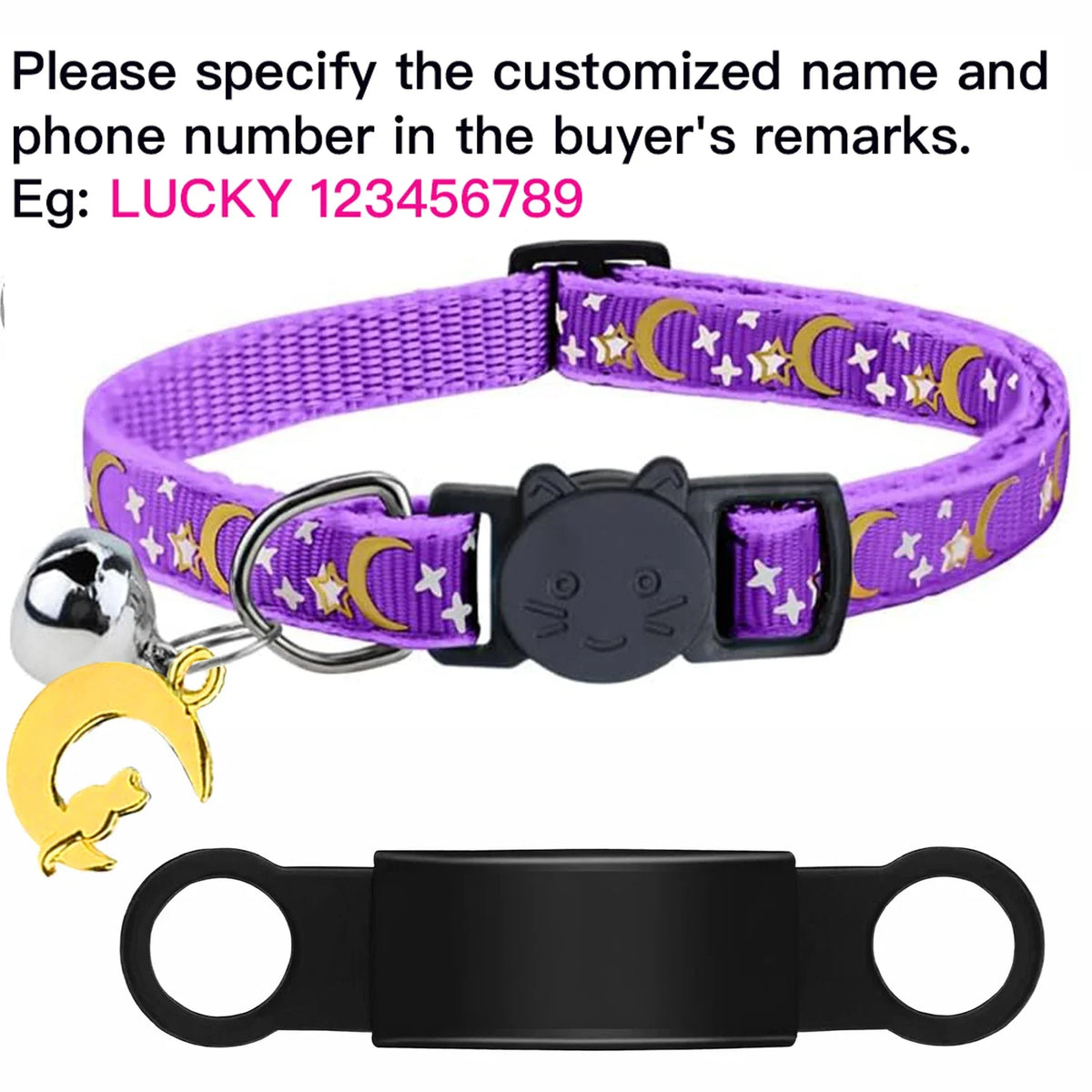 Custom Glow Cat Collar Free Engraved Anti Lost Pet ID – 16 Colors