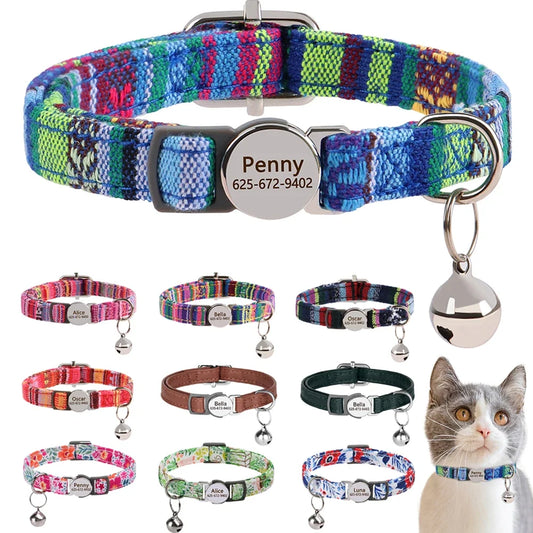 Cat Collar Free Personalized Kitten Collars - ProPawPet.com