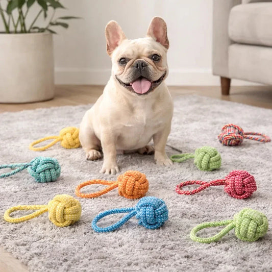 1 Heavy-Duty Braided Rope Dog Chew Toy - ProPawPet.com