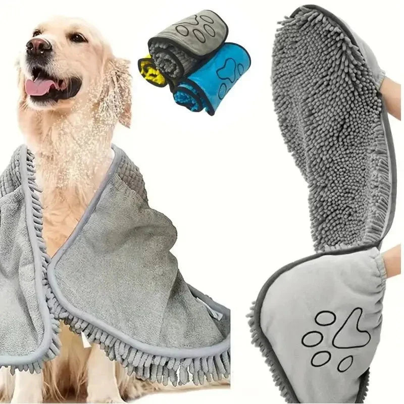 Quick-absorbing cat and dog bath towel Pet - ProPawPet.com