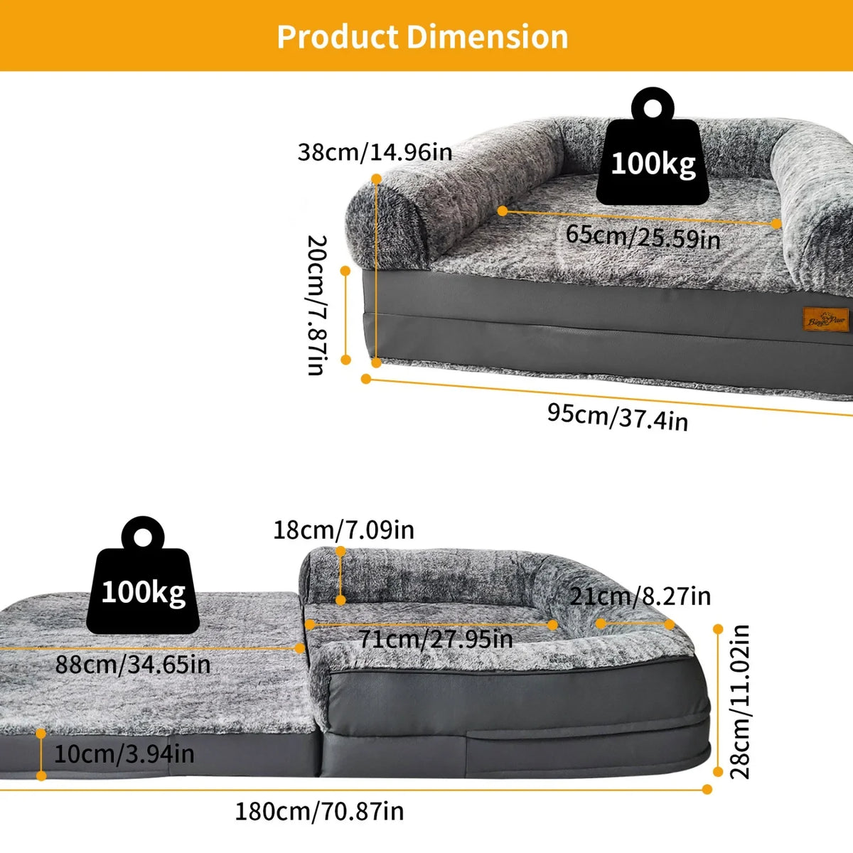 180cm Long Human Dog Bed Fits Adults and - ProPawPet.com
