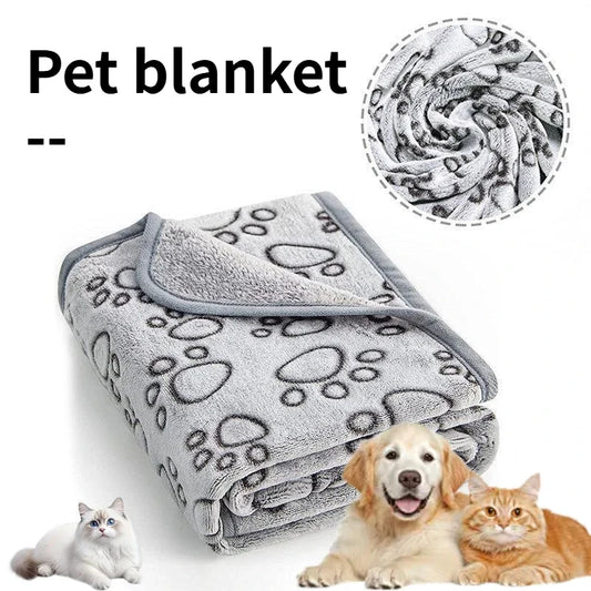 Pet blanket cushion, warm coral fleece cat - ProPawPet.com