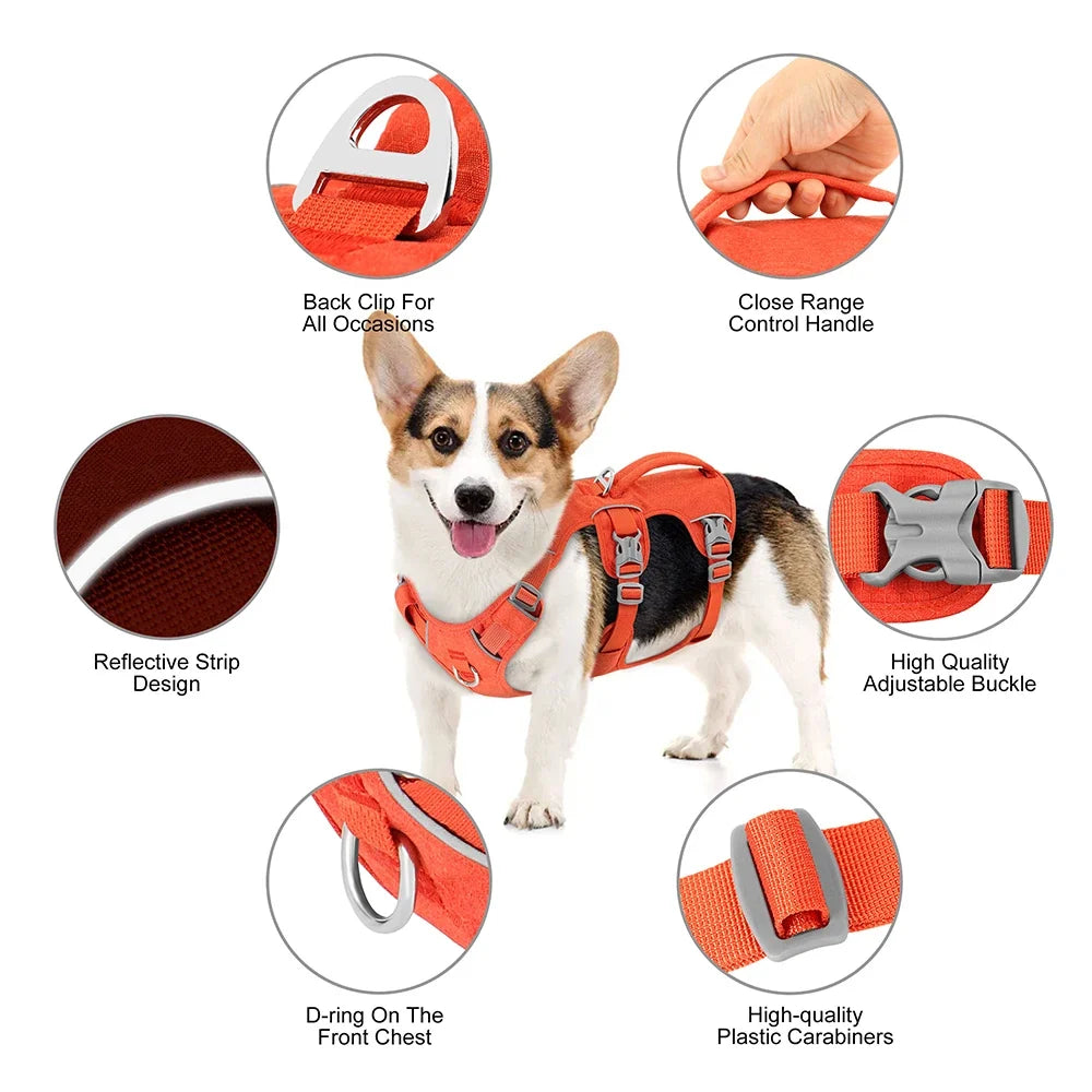 Nylon Pet Dog Harness Reflective Dog - ProPawPet.com