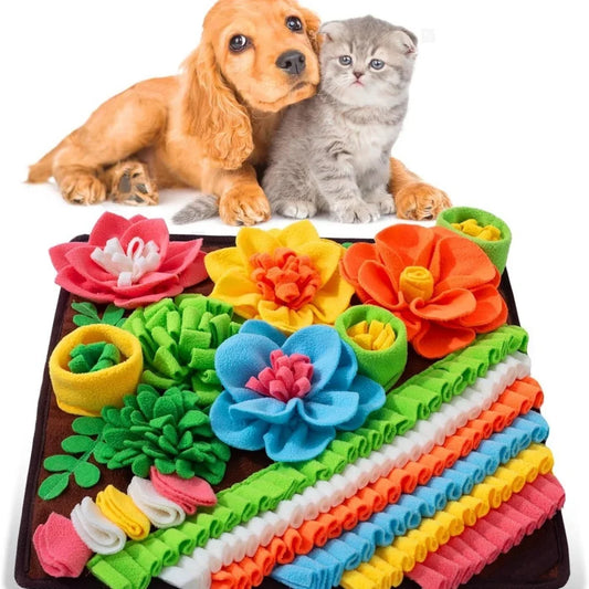 Pet Slow Food Puzzle Mat Pet Feeding Blanket - ProPawPet.com