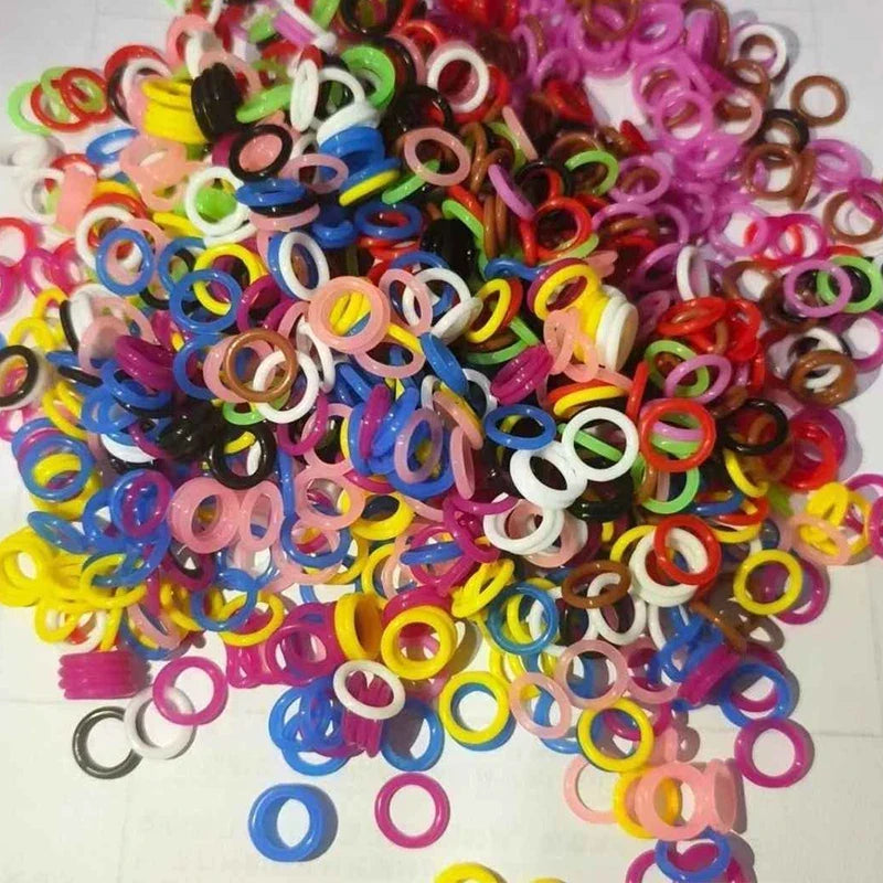 100Pcs Pigeon Bird Foot Rubber Ring Elastic - ProPawPet.com