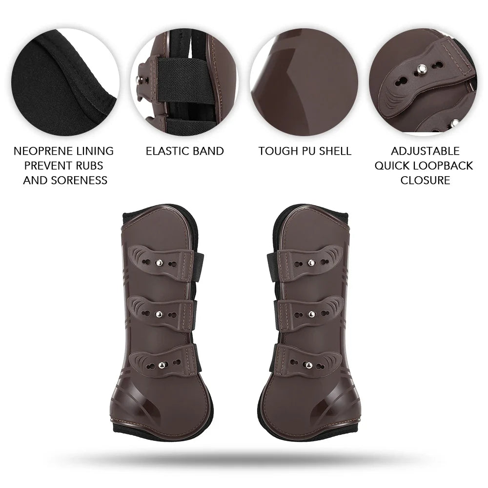 2 PCS Adjustable Horse Leg Boots Equine - ProPawPet.com