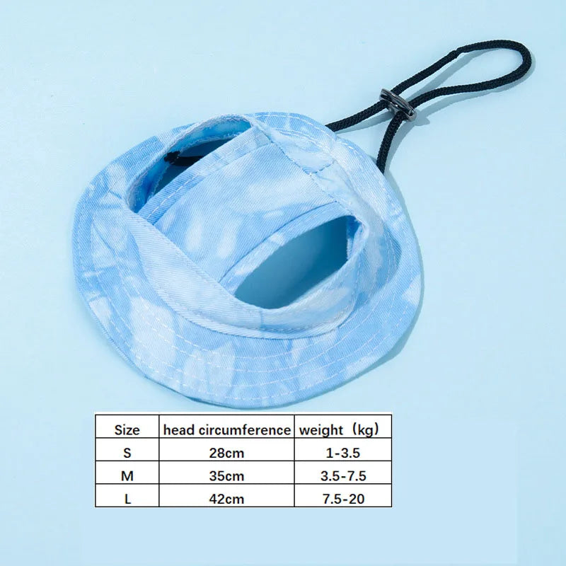 Pets Hat with Ear Holes Adjustable Baseball - ProPawPet.com