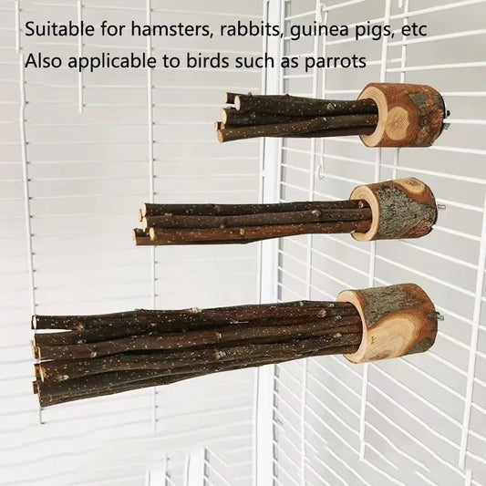 Natural Apple Tree Wood Pet Parrot Raw Wood - ProPawPet.com
