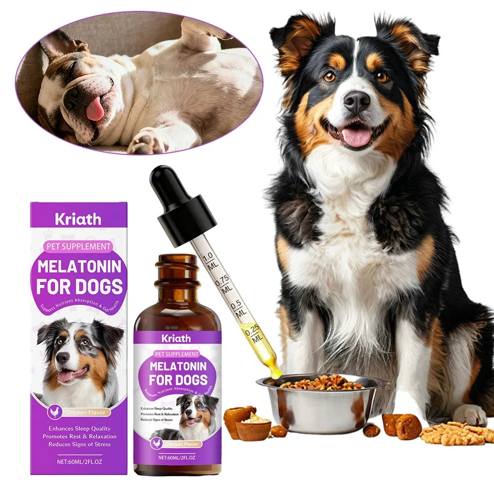 60ml Dog Melatonin For Dogs,Calming Stress - ProPawPet.com