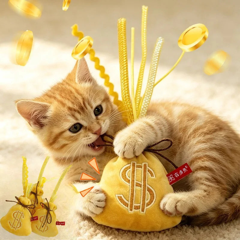 Cat Toy Money Shape Bite Resistant Squeaky - ProPawPet.com