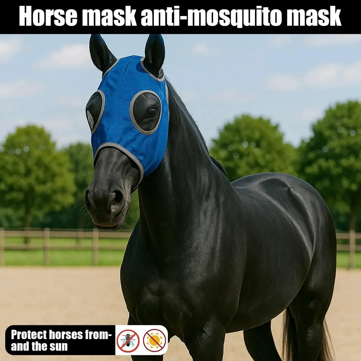 Horse Eye Shield Elasticity Comfortable Easy - ProPawPet.com
