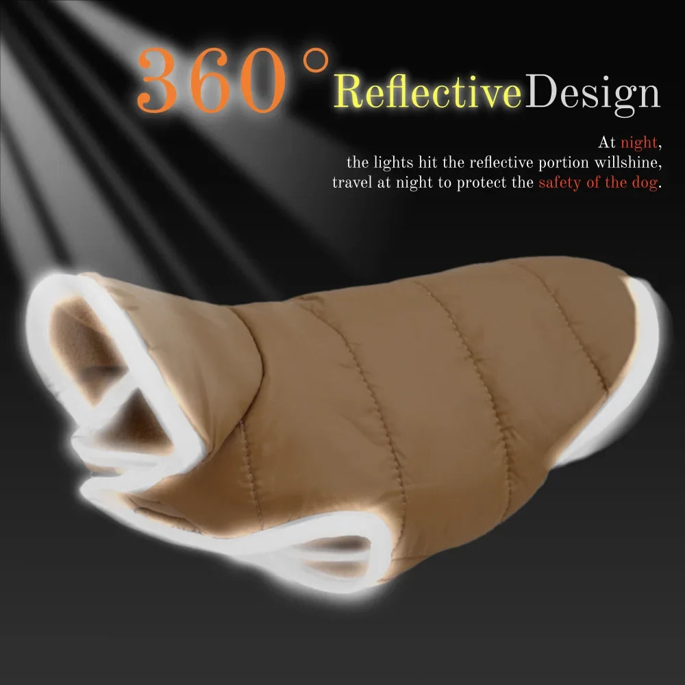 Reversible Dog Coat For Winter Fleece Warm - ProPawPet.com