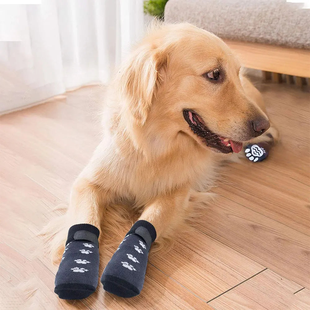 4-Pack Anti-Slip Dog Socks, Prevent Licking - ProPawPet.com