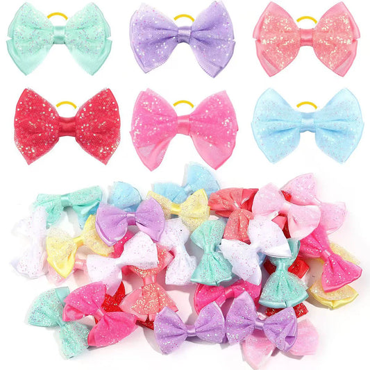 5/10pcs Sweet Lace Dog Hairbows Dog Bows - ProPawPet.com