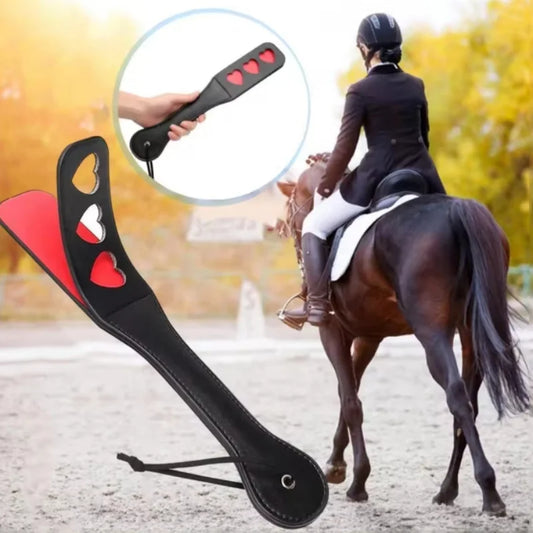32CM High Quality Black Leather Horse Whip, - ProPawPet.com