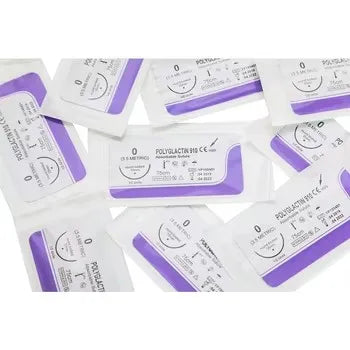 12Pcs 75cm Surgical Suture Vicryl 1 0 2/0 - ProPawPet.com