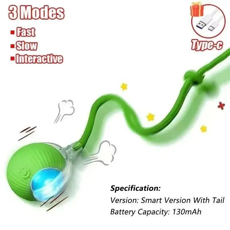 Rechargeable Cat Toys Car for Indoor Remote Control Smart Automatic, Interactive