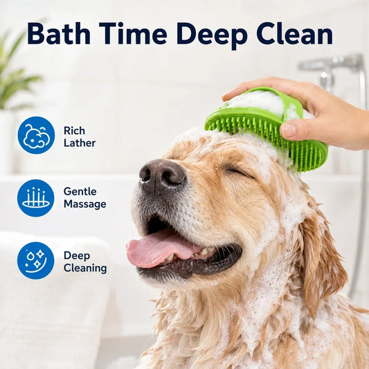 Pet Massage Brush TPR Itch Relief Cleaning - ProPawPet.com