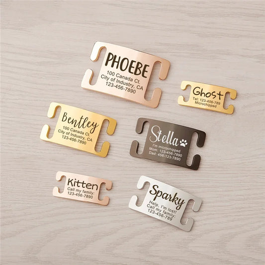 Personalized Stainless Steel Pet Cat Dog ID - ProPawPet.com