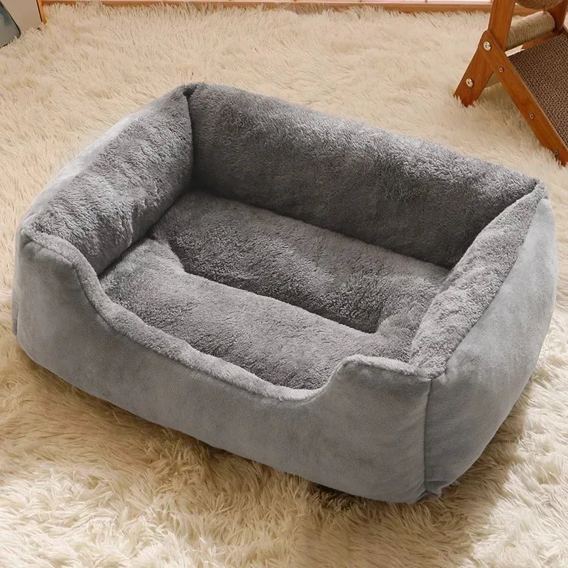 Pet Winter Warm Bed Large Space Plush Cotton - ProPawPet.com